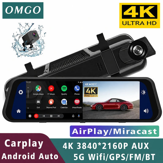 ESPEJO RETROVISOR CAMARA DELANTERA + CAMARA TRASERA | DriveVision 360